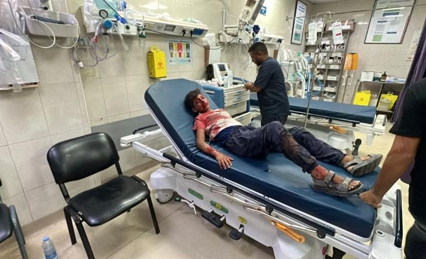 Deir al-Balah Tent Shelling Causes Martyr and Injured
