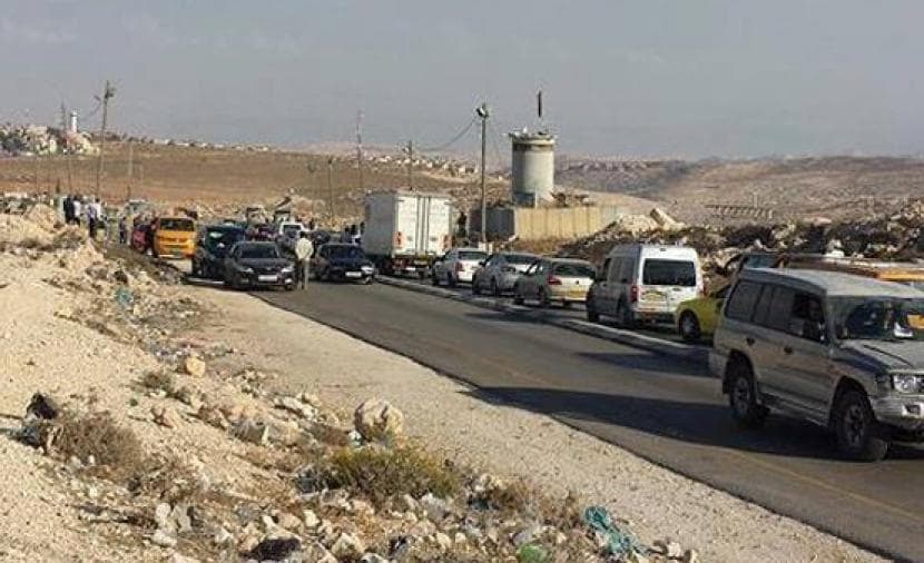 Occupation forces increase checks at Jaba' checkpoint