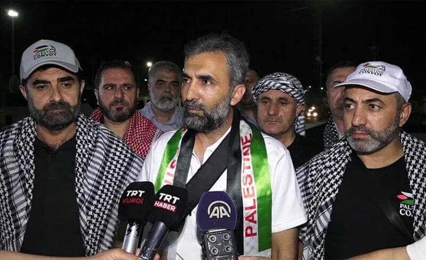 Palestine Caravan at Iraqi Border