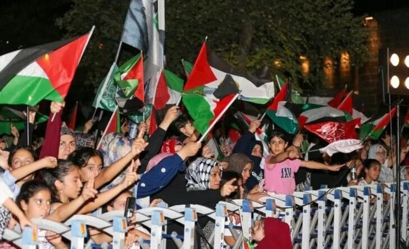 Turkish province holds Palestine Caravan rally