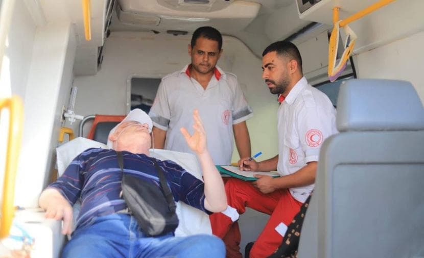 74 patients and attendants cross Rafah