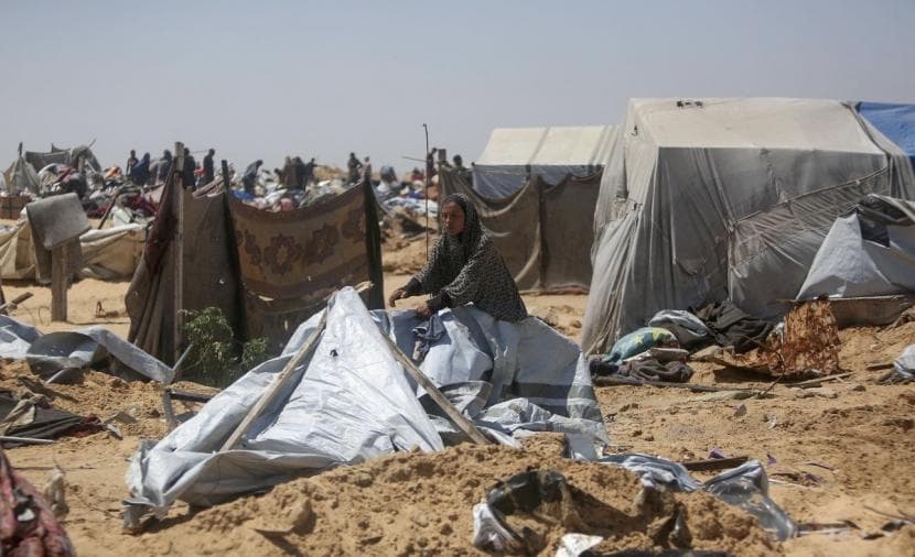 أم في غزة تفقد ابنها وخيمتها