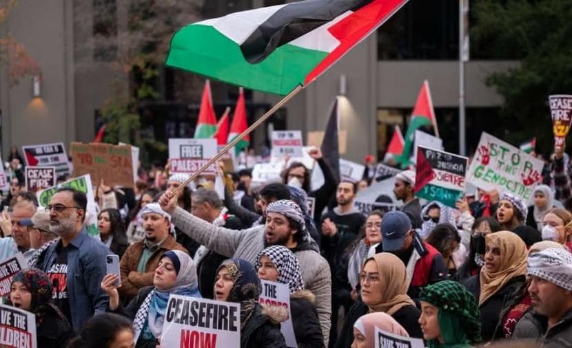 تحول الدعم للفلسطينيين إلى قوة سياسية في أميركا