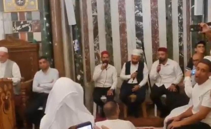 مراسم ذكرى المولد في الأقصى والحرم
