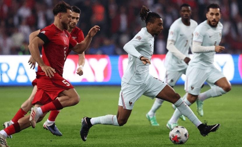 انتصارات فرنسا وبلجيكا في دوري الأمم