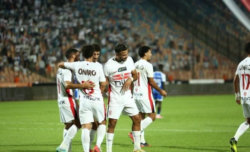 الزمالك يتجاوز الميناء ويتأهل لدور 32