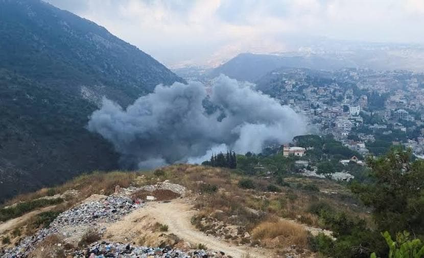 Lebanese region faces ongoing shelling and explosions