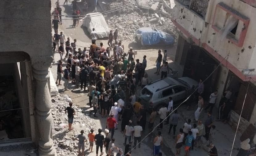 7 جرحى في قصف إسرائيلي بغزة