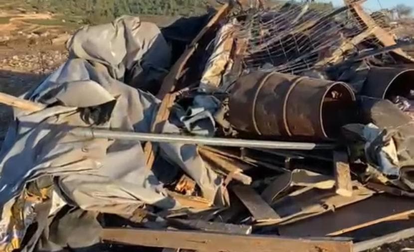 الاحتلال يهدم مرافق في دير بوان