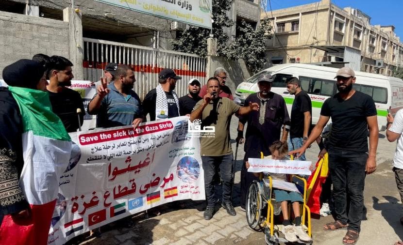 جرحى غزة يطالبون بحقهم في السفر للعلاج