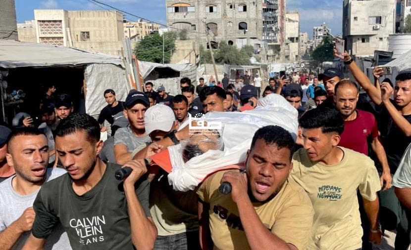 تشييع جثمان الشهيد محمد الرفاعي