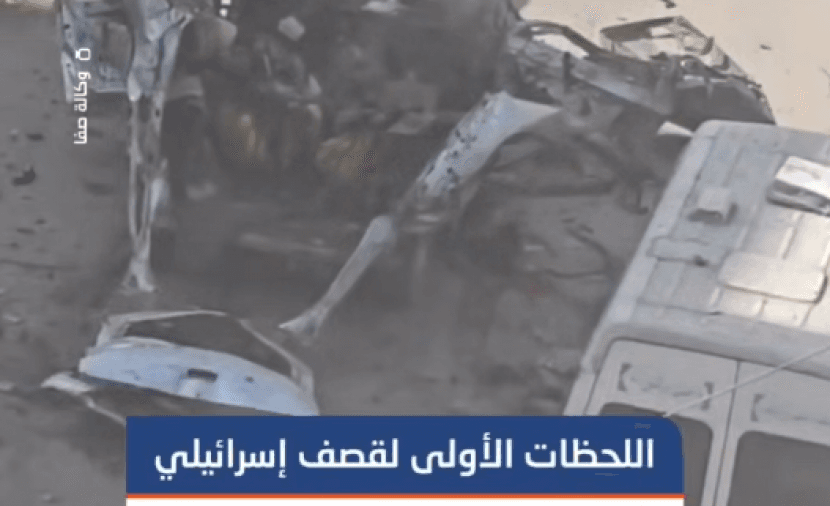 قصف إسرائيلي يستهدف سيارة بغزة ويوقع شهداء وجرحى