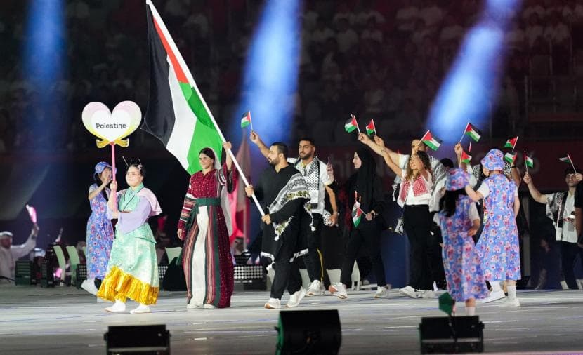 وفد فلسطين يشارك في دورة الألعاب الآسيوية
