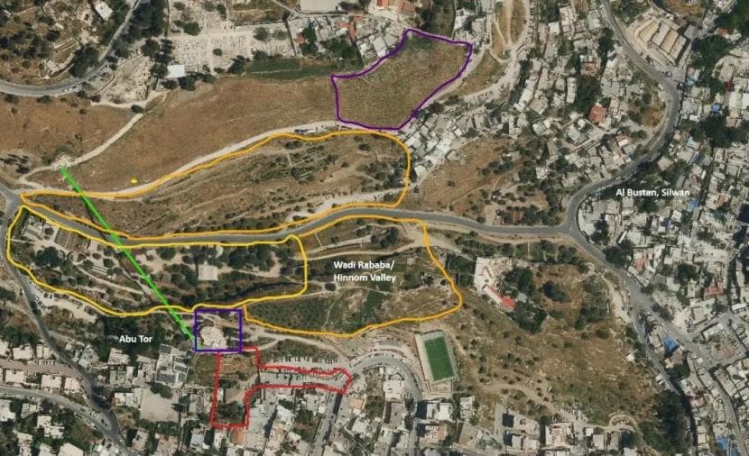 Wad al-Rababah proposal for settlement hotel at Al-Aqsa
