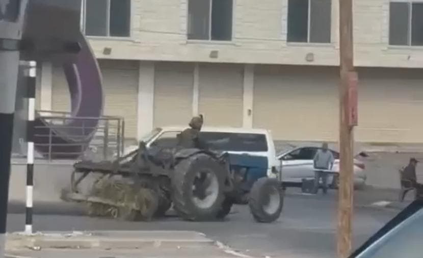 Occupation seizes tractor near Jaba South