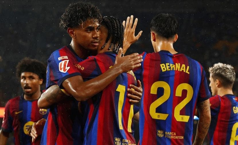 برشلونة يهزم راسينج بسباعية في الليجا