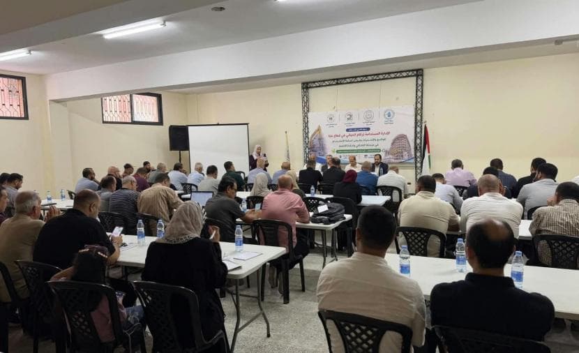 Gaza Water Authority assesses debris risks and reuse options