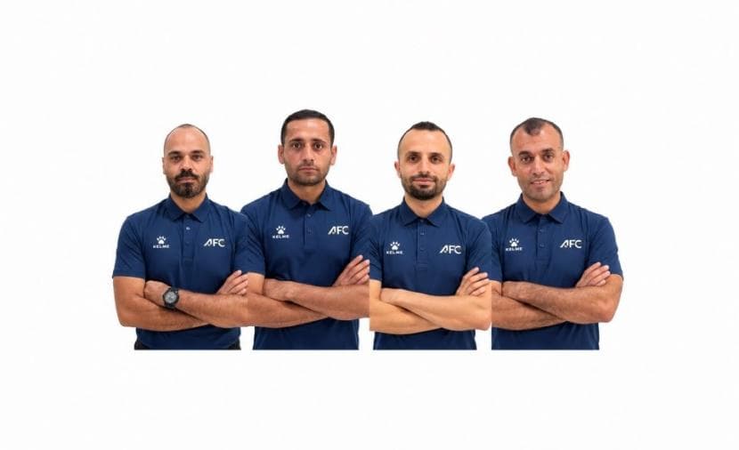 حكام فلسطينيون يديرون مباراة آسيوية