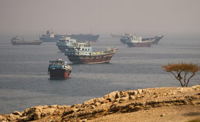 Reduced ship movements in Strait of Hormuz
