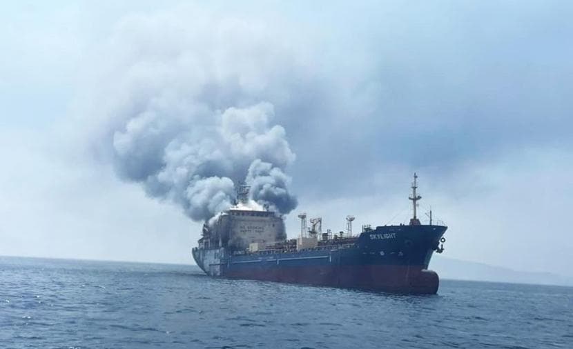 US forces target Iranian tanker fire near Khark