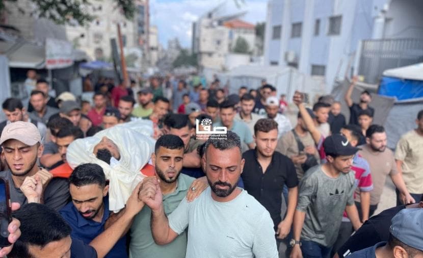 Funeral for Gaza Martyrs