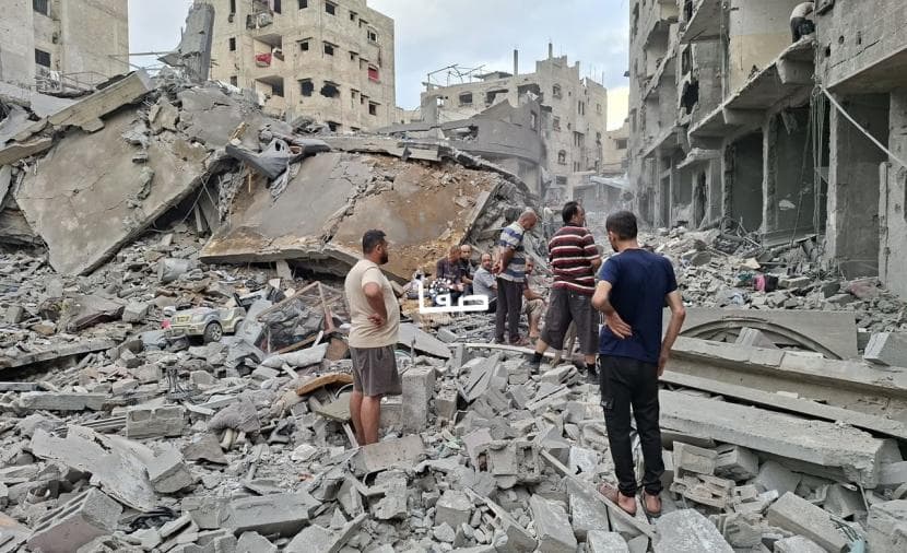 Civil Defense Reports Shelling Impact in Sabra