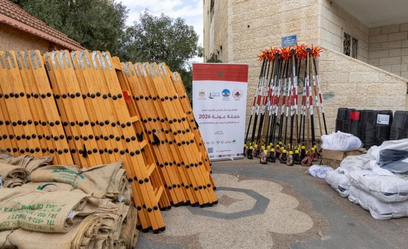 حملة عونة لدعم مزارعي الزيتون في القدس