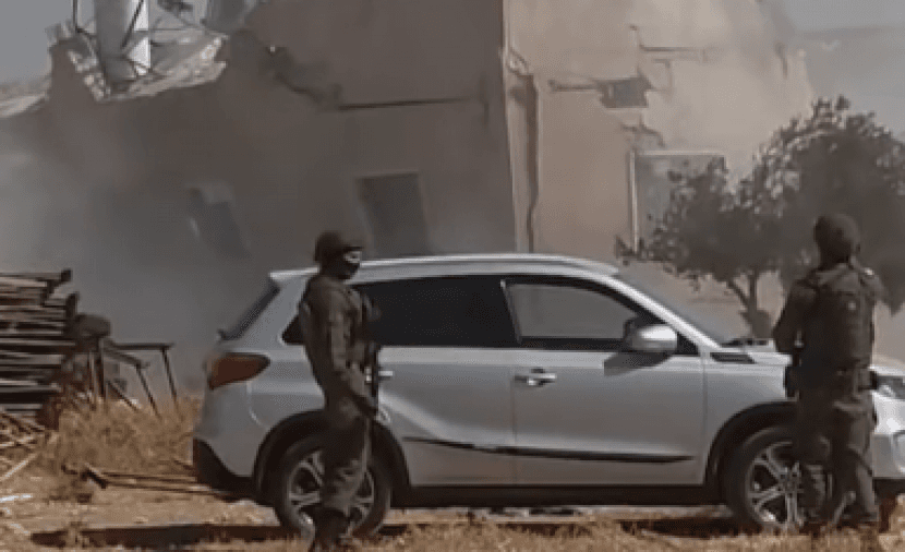 Occupation destroys house well pens in Al-Deirait