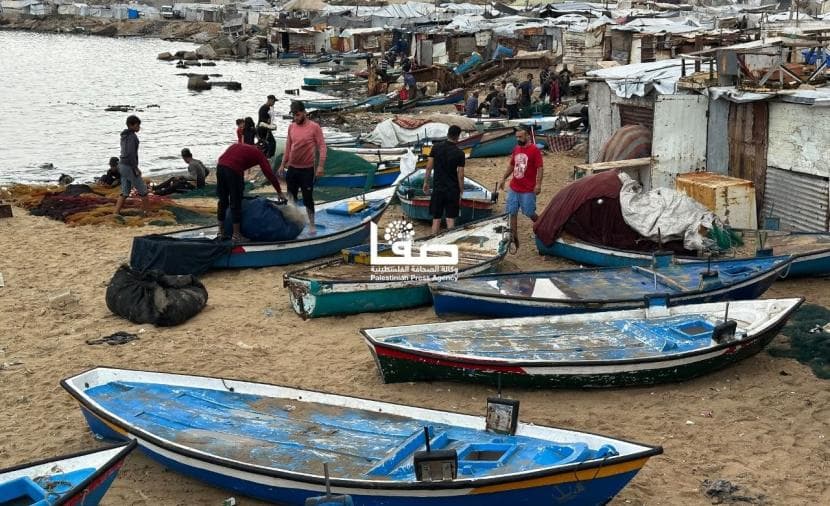 October's limited catch in Gaza's waters