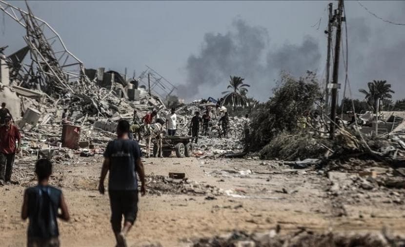 ضحايا وجرحى في غارة إسرائيلية بغزة