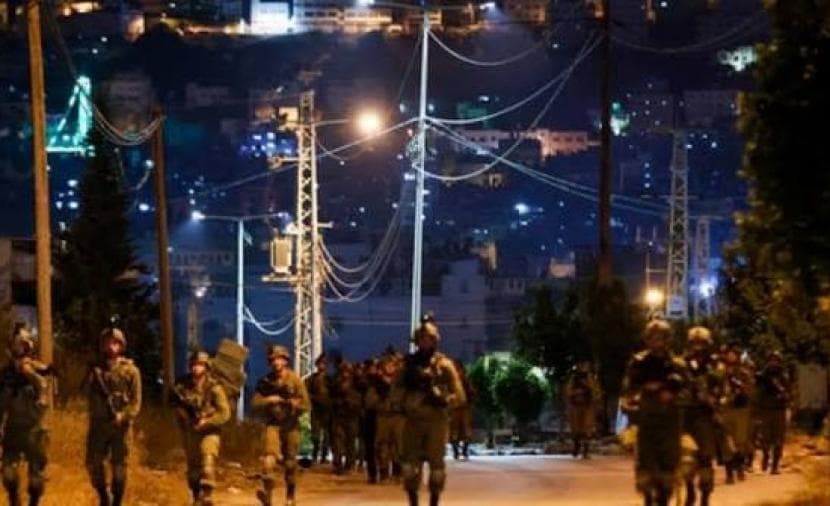 Occupation troops enter Biddu
