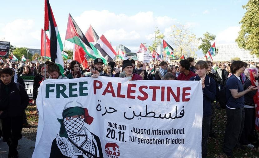 تظاهرات مؤيدة للفلسطينيين في لندن وبرلين