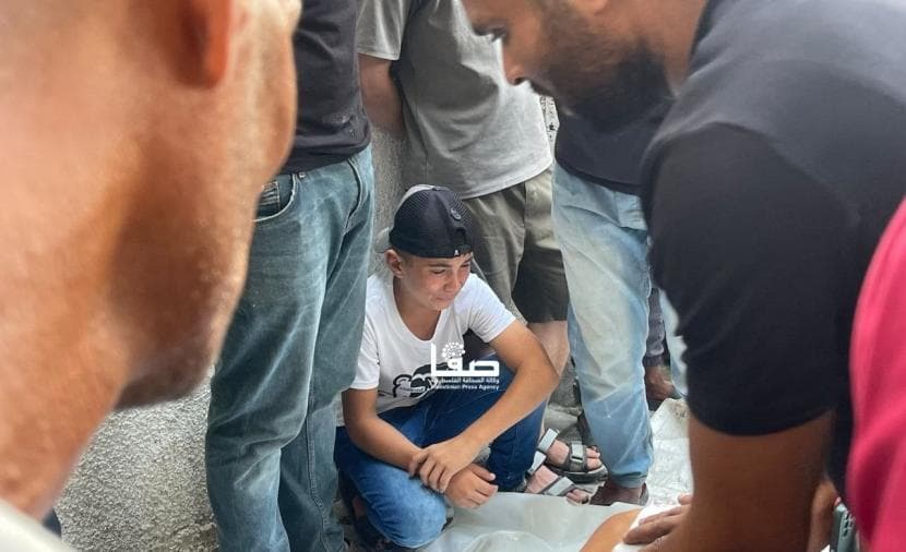 Tributes to victims of Gaza bombing near Haydar Circle