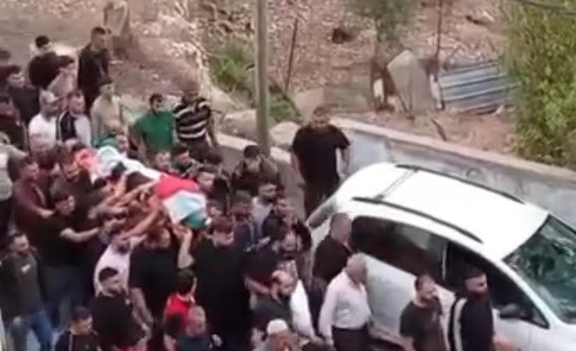 Salfit community buries Mashhoor Yassin