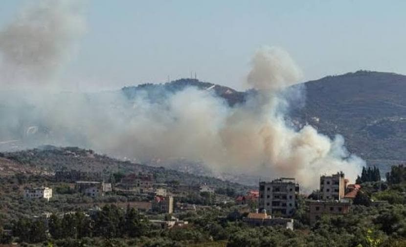 Israeli shelling and drone activity in southern Lebanon
