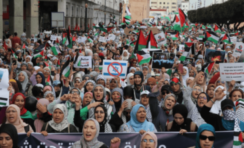 Moroccan Protest for Al-Aqsa