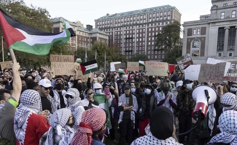 مسيرة في طوكيو دعمًا للفلسطينيين