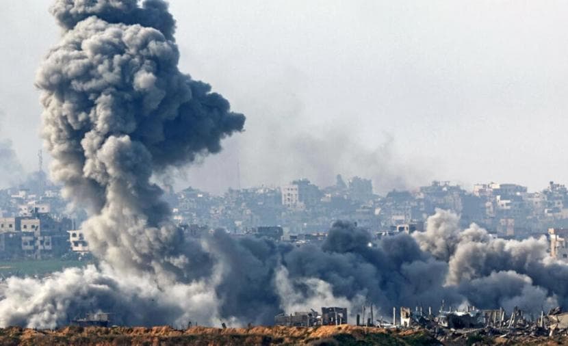 Gaza: Drone Fire and Explosions