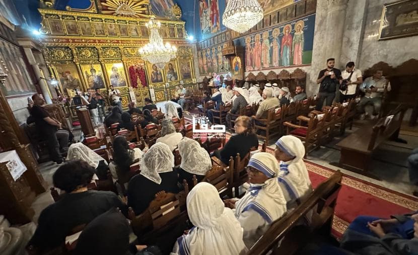 Saint Porphyrius mourns Gaza Christians
