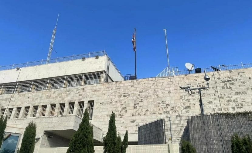Britain withdraws staff from Jerusalem embassy
