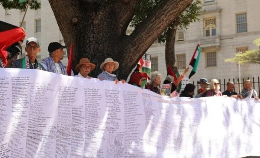 South Africa Coffin Honors 20,000 Gaza Children