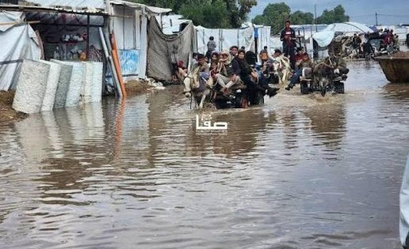 الهجرة الدولية: معظم سكان غزة بحاجة لمأوى بسبب خطر السيول
