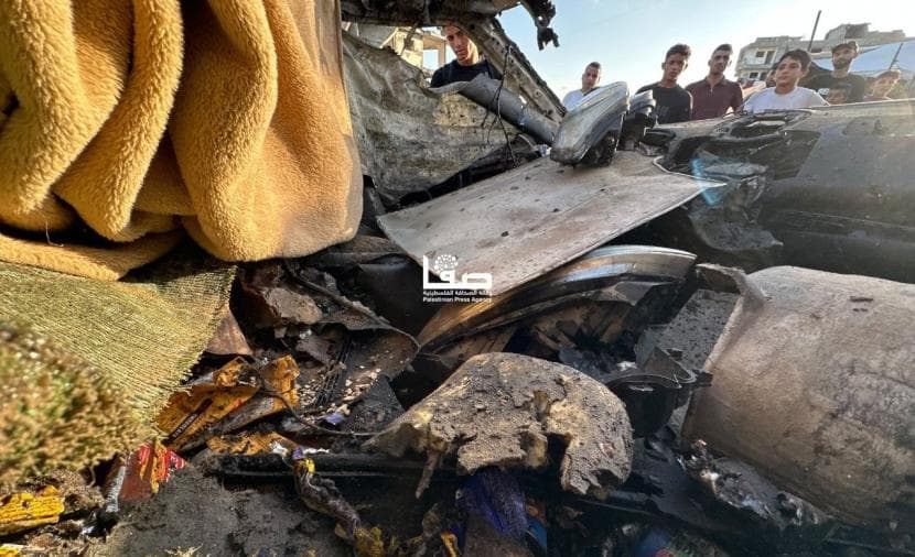 Israeli attack near Gaza hospital