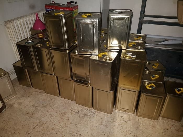 إلغاء تعليمات شعار التاج على زيت الزيتون