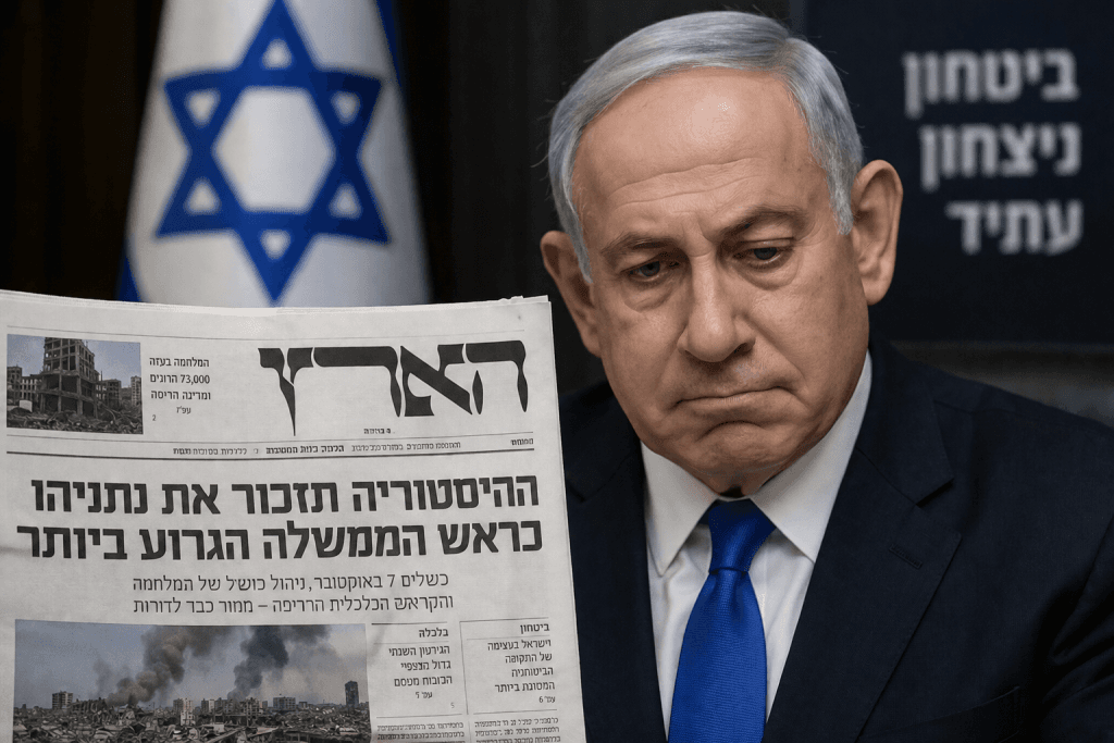 Haaretz: Netanyahu regarded as worst PM in Israel history