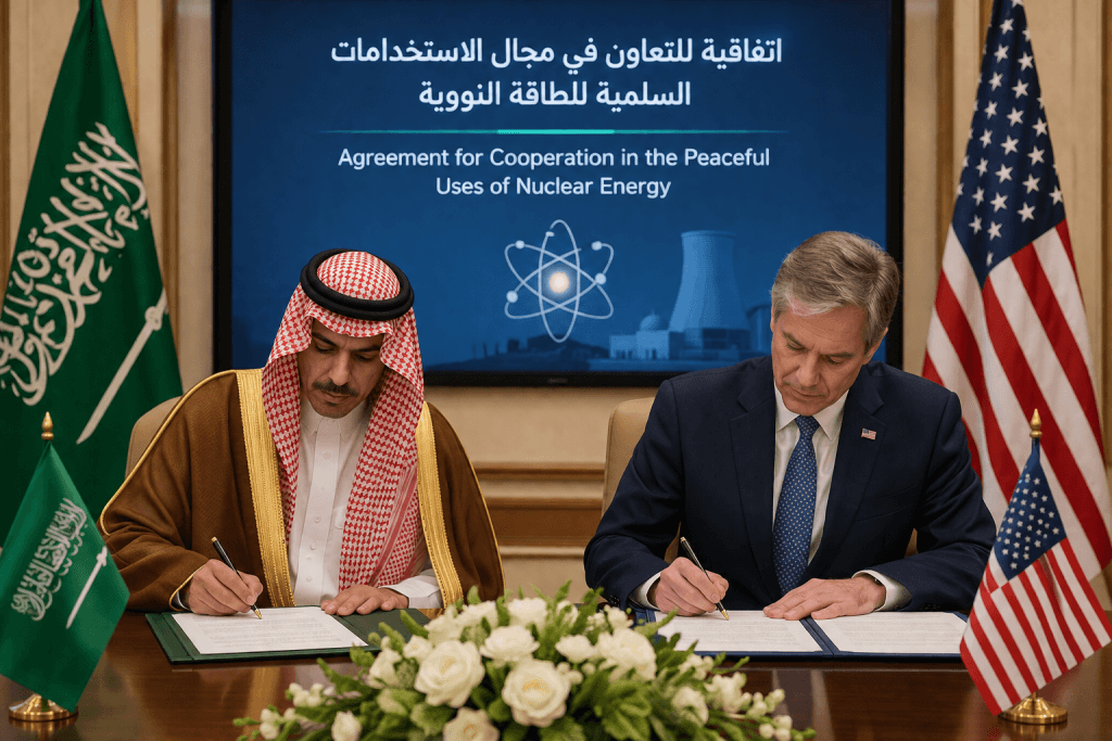 السعودية والولايات المتحدة تتفقان على التعاون النووي