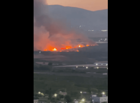 Fire from occupied territories spreads to Al-Mashareq amid explosions along the border