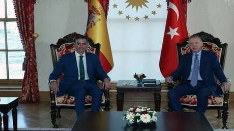 أردوغان يشيد بالموقف الإنساني لإسبانيا تجاه فلسطين