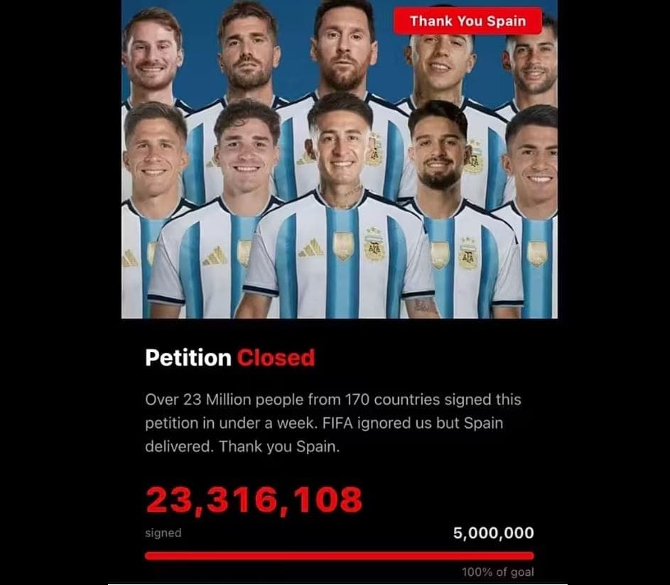 Petition Seeks Argentina Exclusion from 2026 World Cup