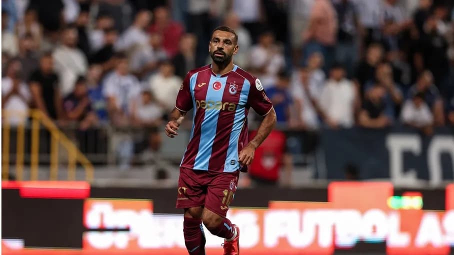 محمد صلاح في أول مباراة مع طرابزون سبور